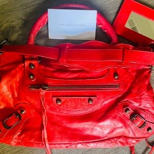 Balenciaga Motocross Classic City Bag